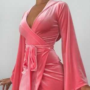 Kiki The Brand Fairy Sleeve Velvet Robe